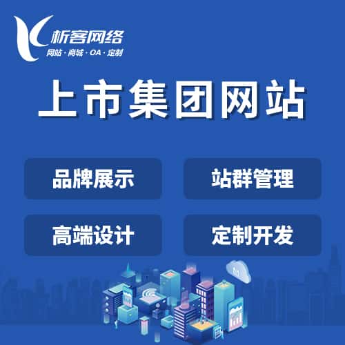 海东上市集团网站定制